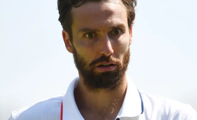 Ernests Gulbis looks rattled