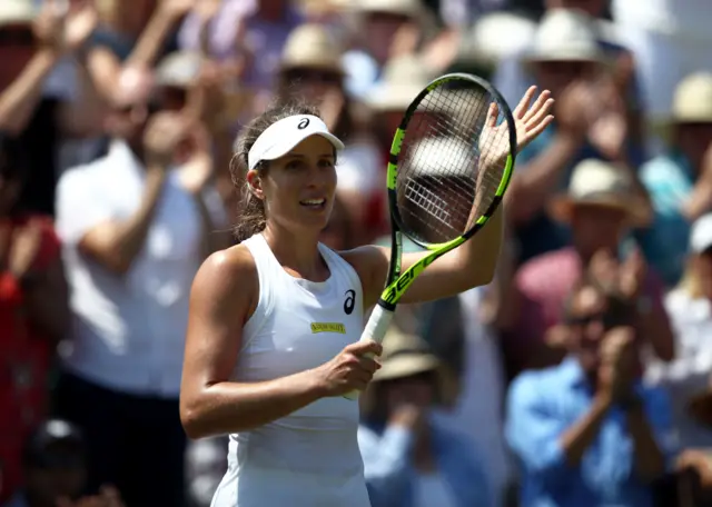 Konta celebrates