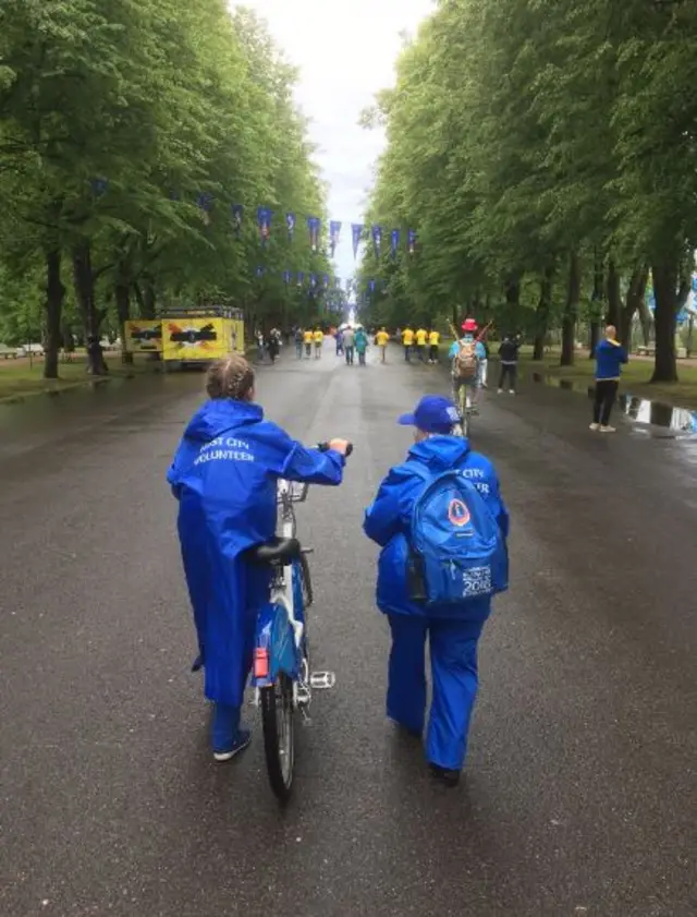 Volunteers in St Petersburg