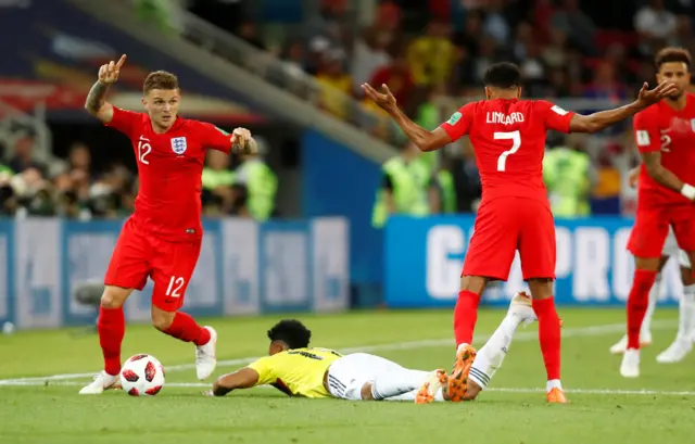 Colombia 1-1 England