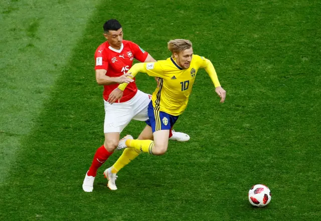 Blerim Dzemaili and Emil Forsberg