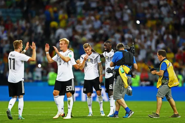 Germany celebrate