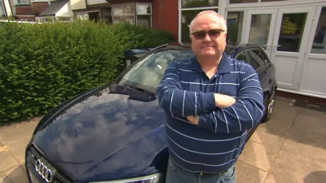 Neil Horsburgh with his Audi A5