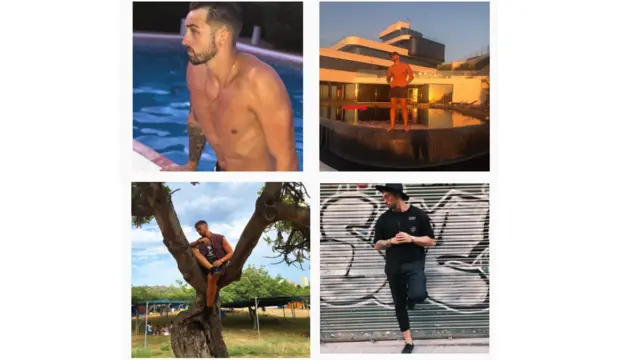 One Hot Summer contributor Sam looking to his right in Insta posts