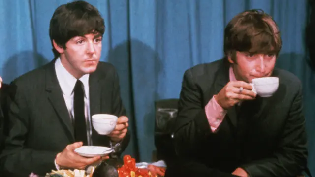 Sir Paul McCartney and John Lennon