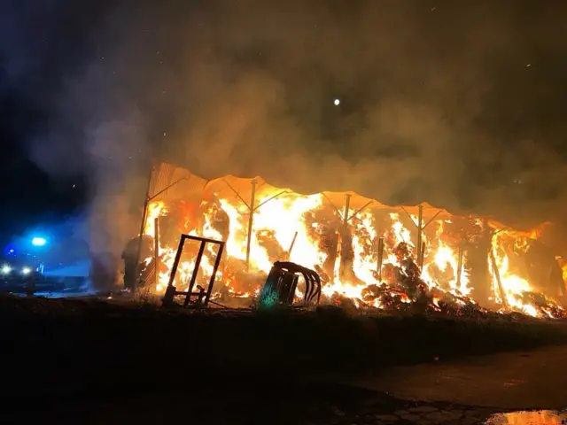 barn fire