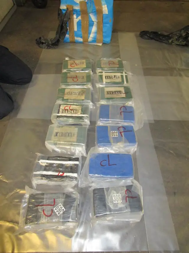 part of hidden cocaine from Border Force at Dover