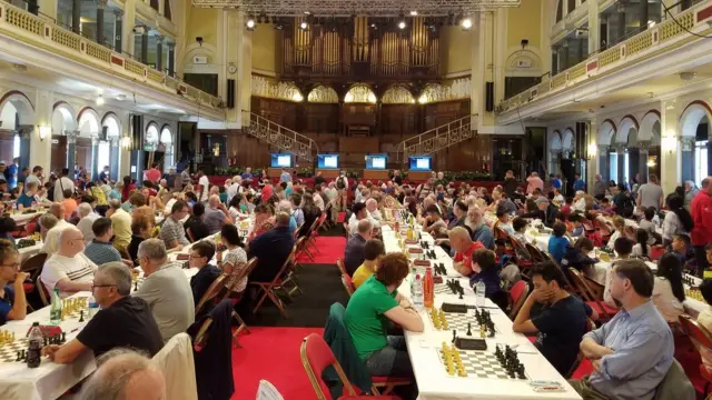 British Chess Championships 2018 in Hull City Hall