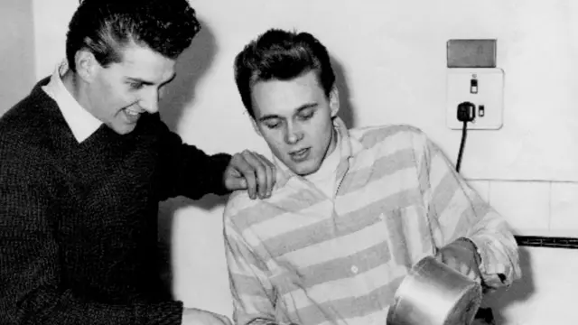 Vince Eager and Billy Fury shared a flat in the 1960s