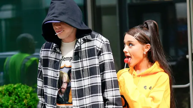Pete Davidson and Ariana Grande