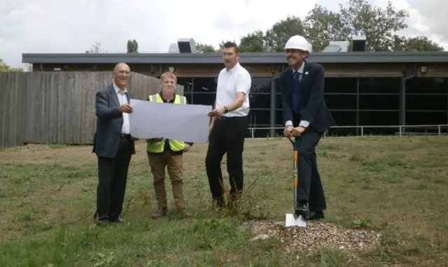Sod cutting in Barton