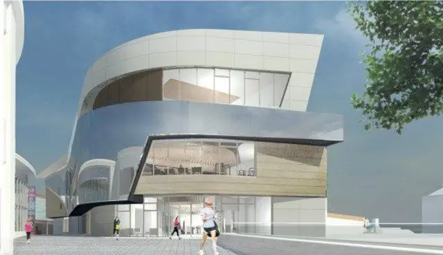 Plans of a new bus station in Exeter