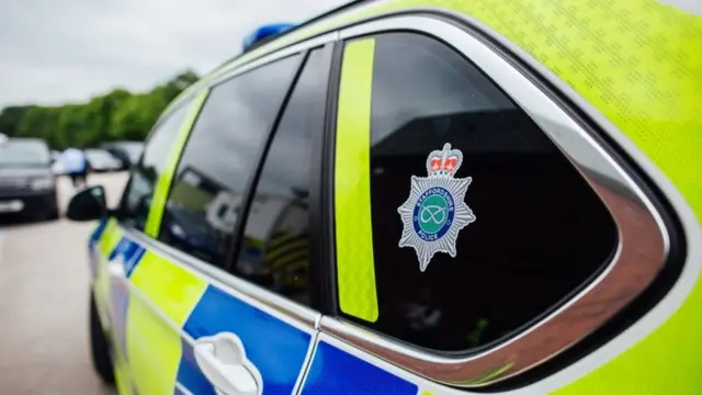 Staffordshire police car