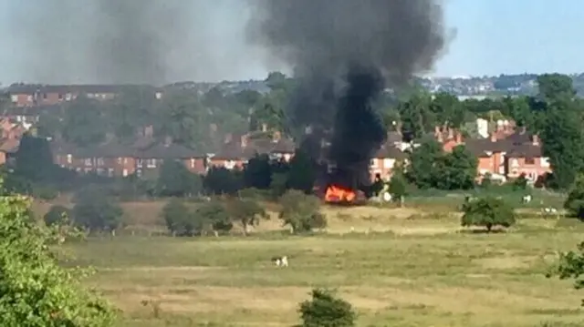 Allotment fire