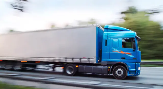 lorry speeding