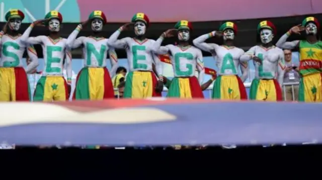 Senegalese football supporters