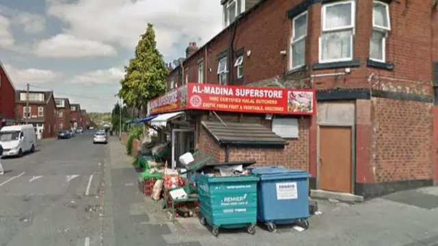 Dorset Road on the junction with Sandhurst Road in Harehills.