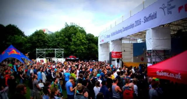 Main stage on Devonshire Green