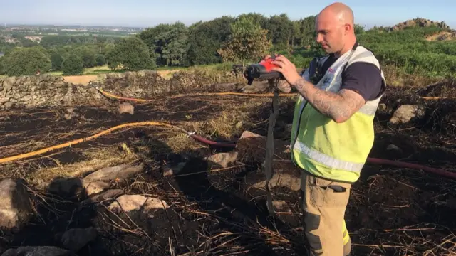 Firefighter in Whitwick