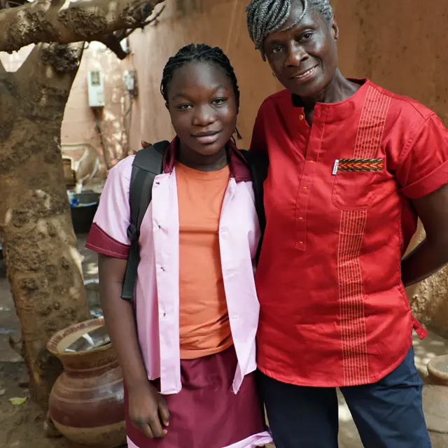 Ami Diabate (l) and Rita Ray