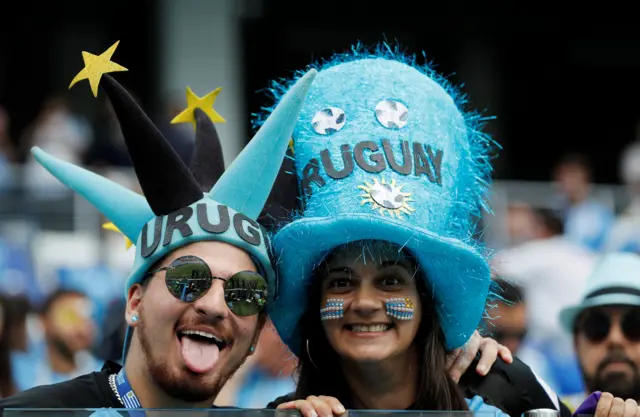 Uruguay fans