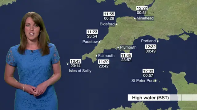 high tide times map