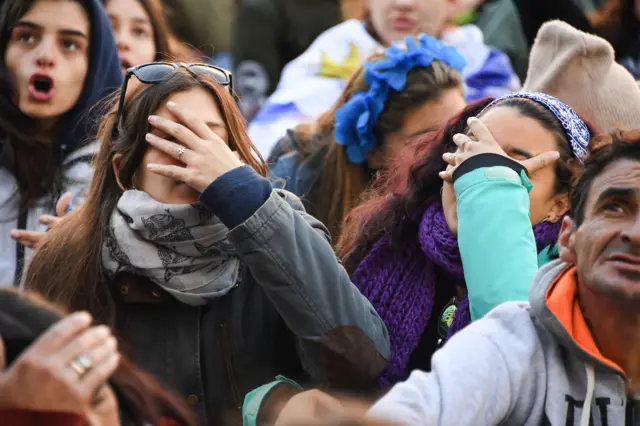 sad looking Uruguayans