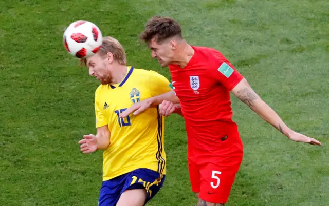 Emil Forsberg and John Stones