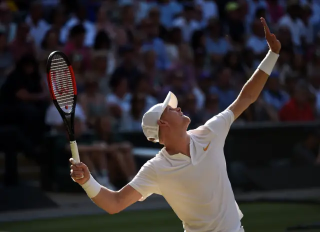 Edmund serving