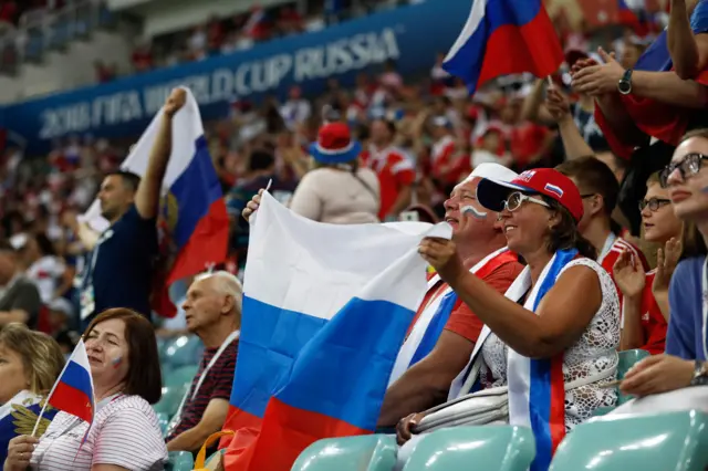 Russia fans