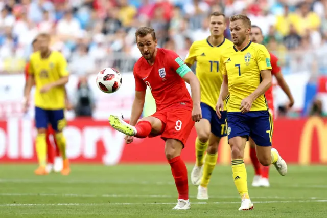 Harry Kane and Sebastian Larsson