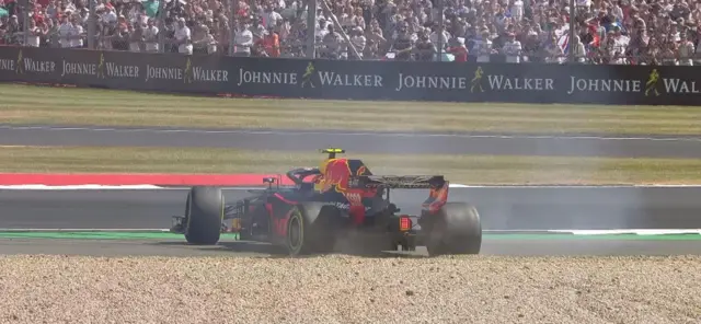 Verstappen is out