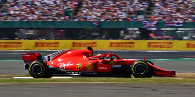 VETTEL leads