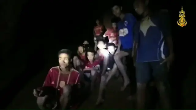 The found Thai cave boys