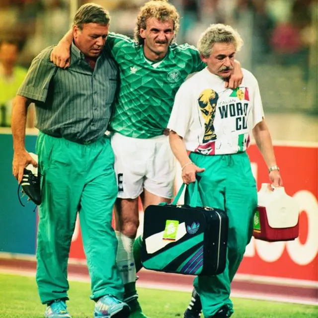 Rudi Voller injury