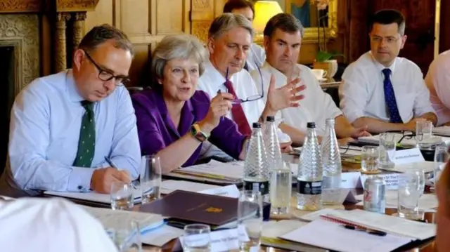 Cabinet meeting at Chequers