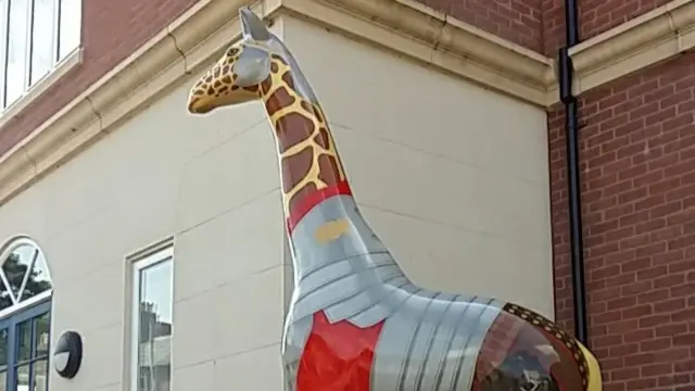 Another of the giraffes