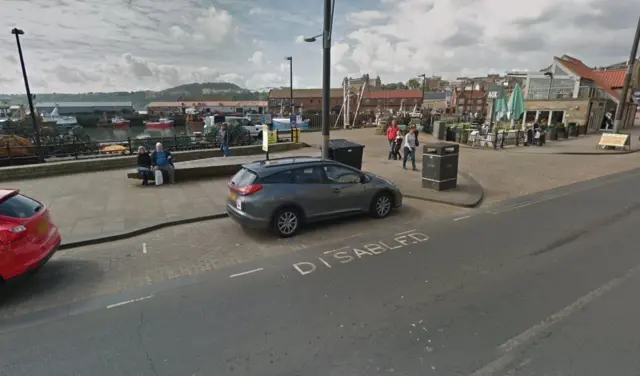 Parking bays in Scarborough