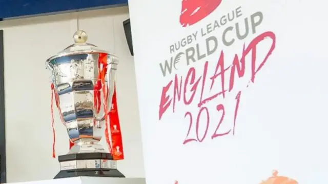 The Rugby League world cup and logo