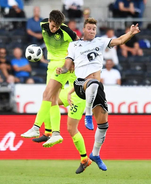 Jack Hendry and Nicklas Bendtner