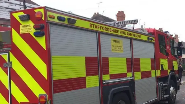 A Staffordshire fire engine