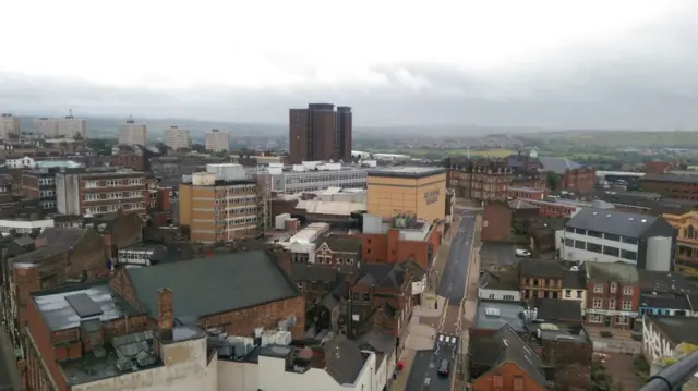 Centre of Hanley, Stoke-on-Trent