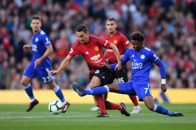 Demarai Gray and Matteo Darmian