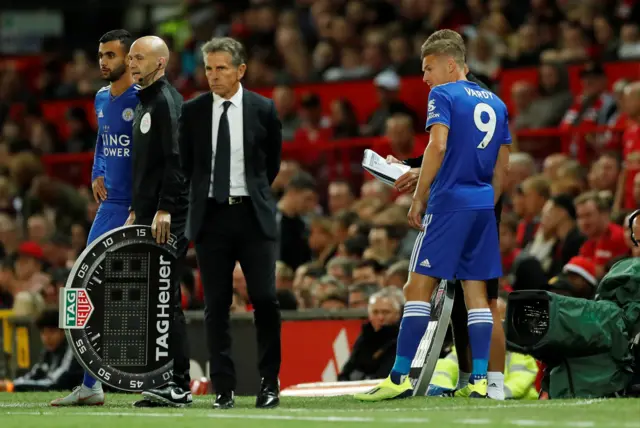 Jamie Vardy and Rachid Ghezzal