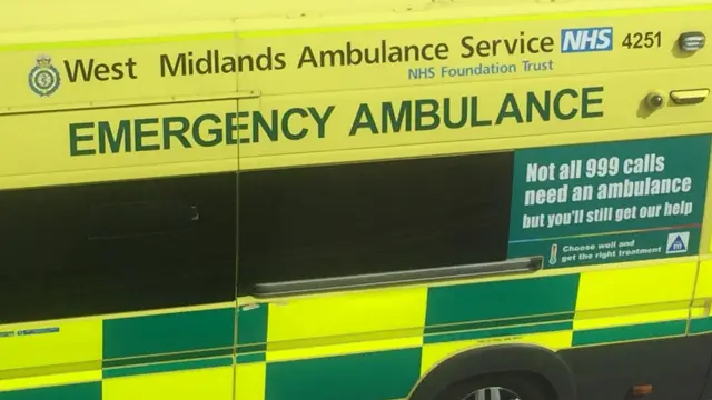 West Midlands Ambulance Service ambulance