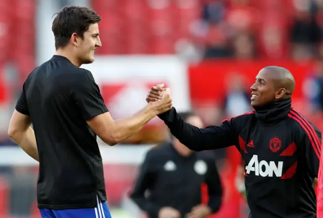 Harry Maguire and Ashley Young