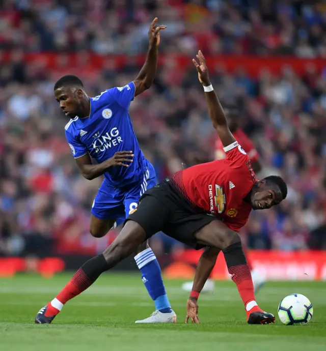 Paul Pogba and Kelechi Iheanacho