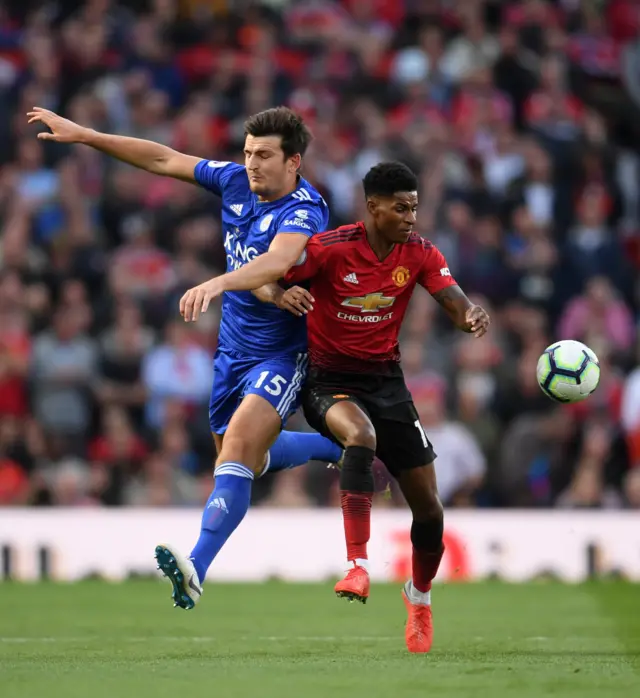 Harry Maguire and Marcus Rashford