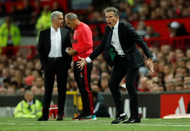 Jose Mourinho and Claude Puel