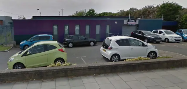 The outside of the former Tin Youth Centre